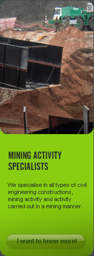 Mining activity specialists